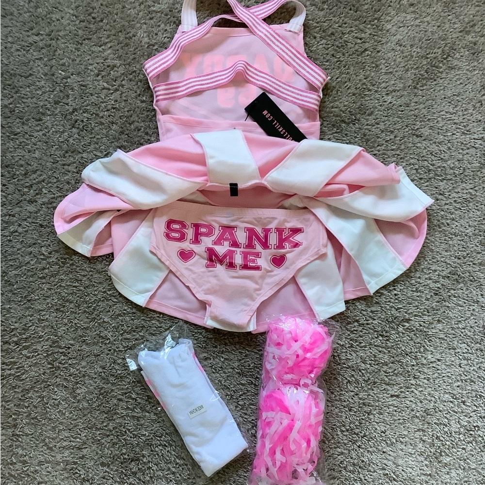 Pink Trickz N' Treatz His Favorite Cheerleader Costume - Picture 5 of 16
